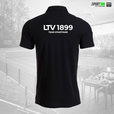 Polo-Shirt • Olimpiada • Lüdenscheider TV • Schwarz • Baumwolle