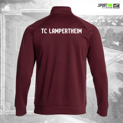 Sweatshirt 1/4 Zip • Faraon • TC RW Lampertheim • Langarm Weinrot L Kein Rückendruck Mit Initialen