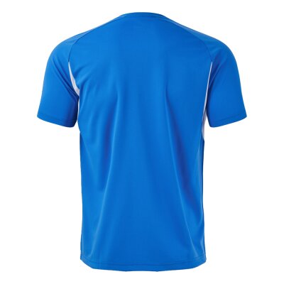 Kurzarmshirt • Joma • Championship 20 • Blau/Dunkelblau