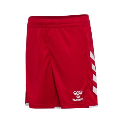 Shorts • Hummel • Polyester • Kinder • hmlCORE 2.0 Rot/Weiß