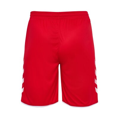 Shorts • Hummel • Polyester • hmlCORE 2.0 Rot/Weiß