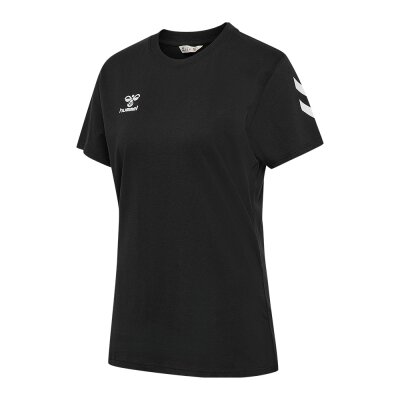 T-Shirt • Hummel • hmlgo Chevron • Damen • Schwarz