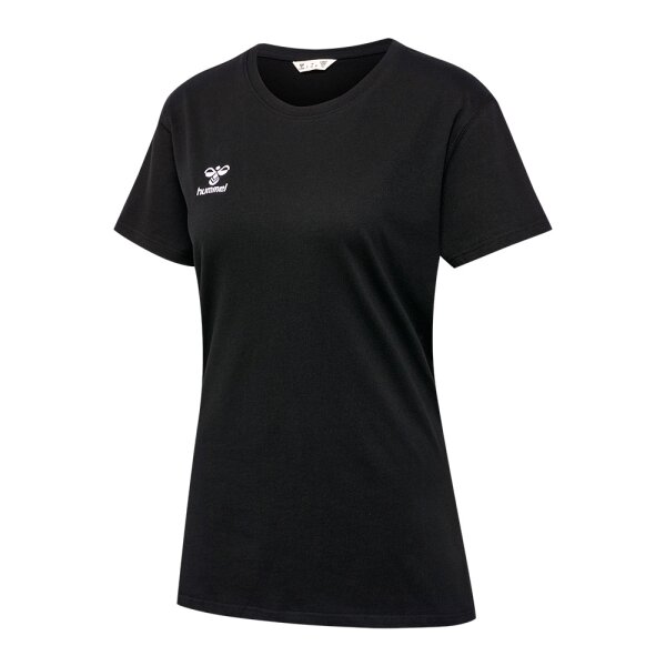 T-Shirt • Hummel • Damen • hmlgo cotton 2.0 • Schwarz