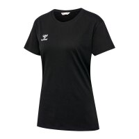 T-Shirt • Hummel • Damen • hmlgo cotton 2.0 • Schwarz