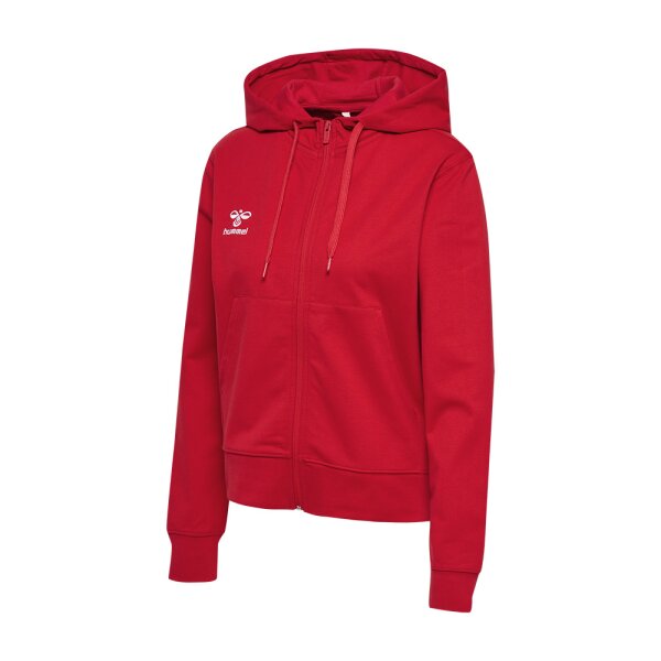 Zip Hoodie • Hummel • Damen • hmlgo cotton zip hoodie 2.0 • Rot