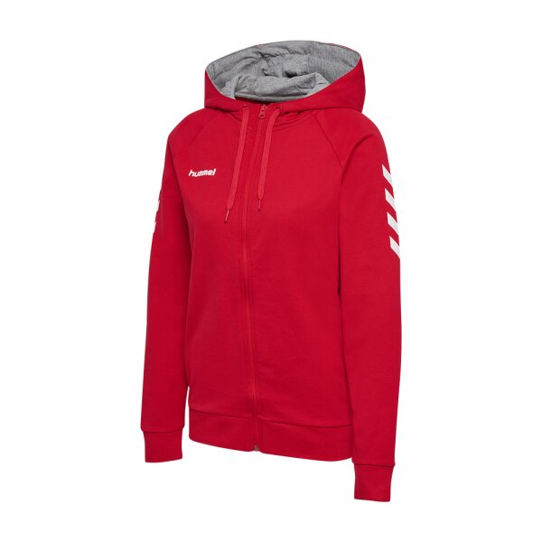 Zip Hoodie • Hummel • Damen • hmlgo cotton zip hoodie • Rot