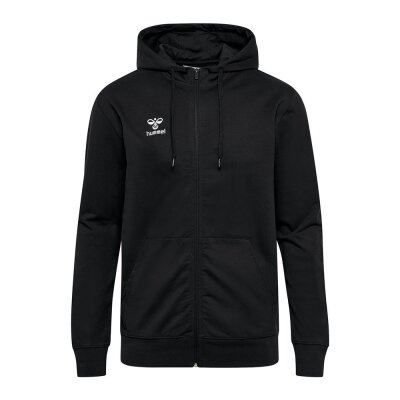 Zip Hoodie • Hummel • hmlgo cotton zip hoodie 2.0 • Schwarz