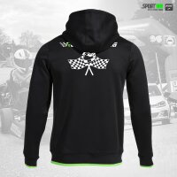 Kapuzenjacke • Olimpiada • RC Hauzenberg • Schwarz/Neongrün
