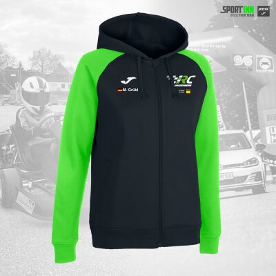 Kapuzenjacke • Academy IV (Damen) • RC Hauzenberg • Schwarz/Neongrün