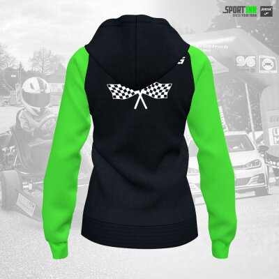 Kapuzenjacke • Academy IV (Damen) • RC Hauzenberg • Schwarz/Neongrün