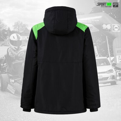 Winterjacke • Trivor II (Damen) • RC Hauzenberg • Schwarz/Neongrün • mit Kapuze