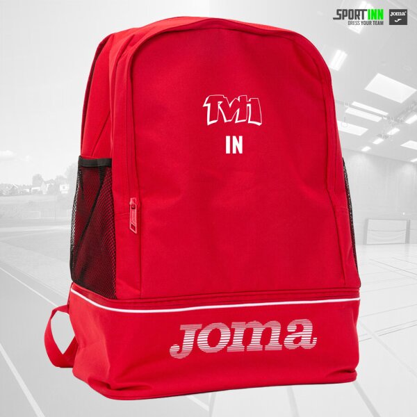 Rucksack • Training • TV Hermeskeil • Rot • mit Schuhfach und Netzen