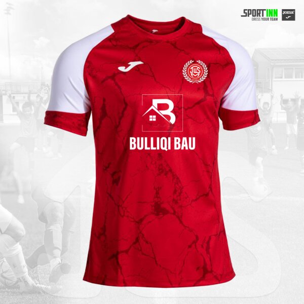 Shirt • Hispa V • TuS Mingolsheim • Rot/Weiß • Kurzarm