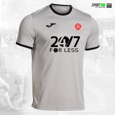 Shirt WarmUp • 24/7 • TuS Mingolsheim • Combi Premium • Grau/Schwarz
