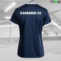 Shirt • Combi Premium (Damen) • Karbener SV • Dunkelblau/Weiß