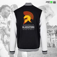 College-Jacke • Gernsheim Gladiators • Schwarz/Weiß