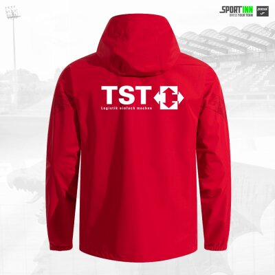 Regenjacke • Championship VIII • Wormatia • Rot • mit Kapuze